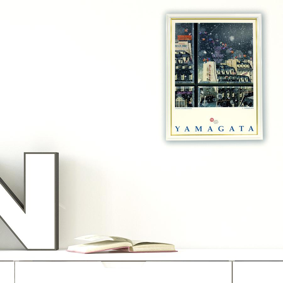 額入りポスター ヒロヤマガタ ＜CP HY4 スノーセレブレーション ＞ 幅