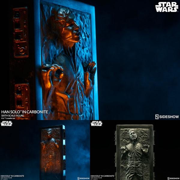 送料無料】スター・ウォーズ 1/6スケールフィギュア カーボナイト凍結