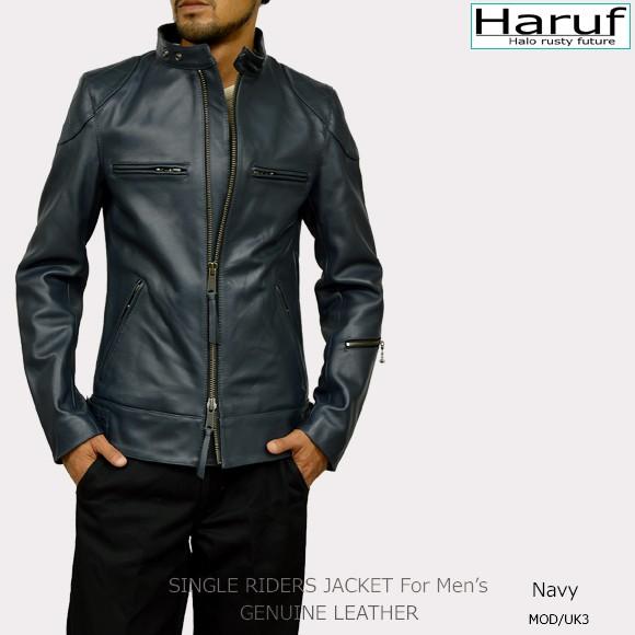 Haruf（ハルフ） 革ジャン ライダースジャケット レザージャケット
