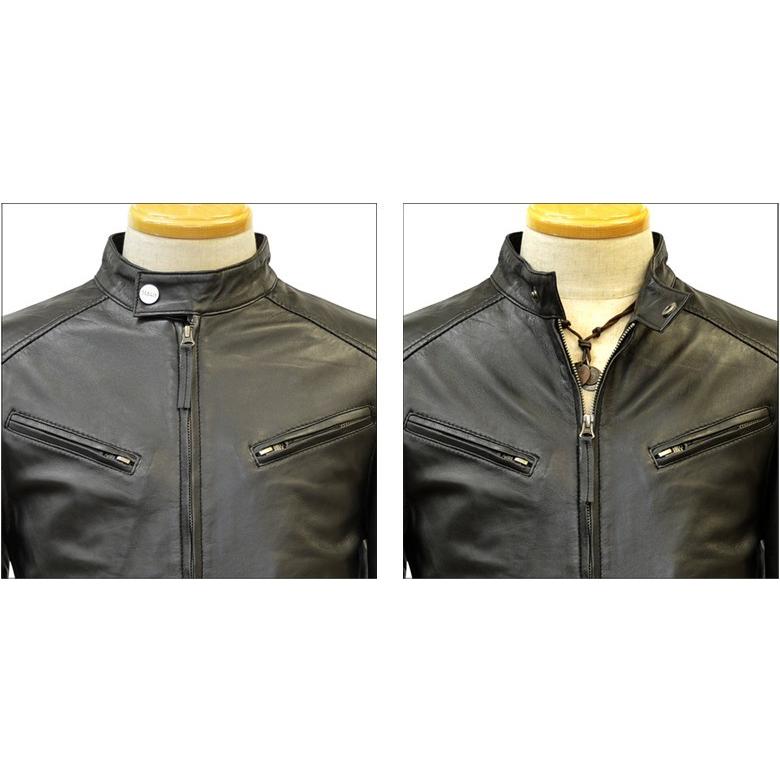 Haruf（ハルフ） ライダースジャケット メンズ 本革 レザージャケット