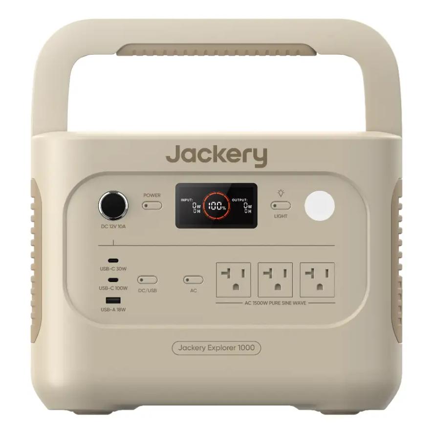 Jackery ジャクリ ポータブル電源 1000 New サンドゴールド JE-1000D