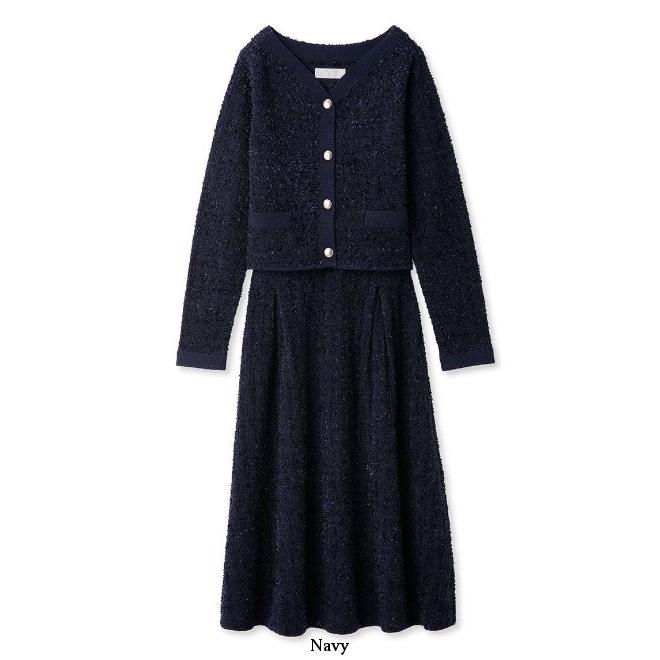 CELFORD（セルフォード） ツィードニットセットアップ 23秋冬