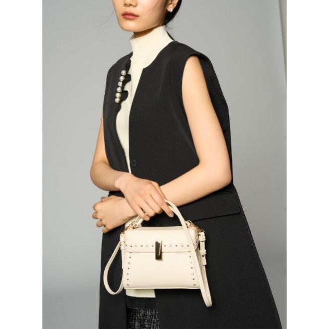 CELFORD（セルフォード） (12%OFF) フリルパールネックロングジレ 24