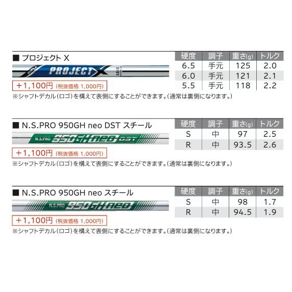 SRIXON 左用 特注 スリクソン ZXi7 アイアン6本セット(#5〜9.PW) N.S.