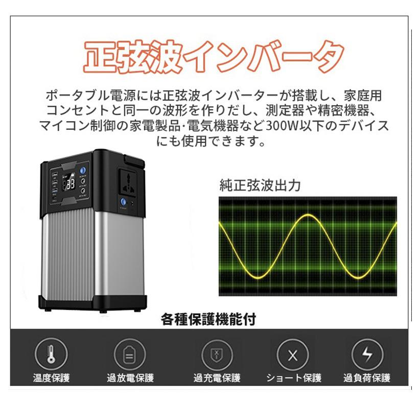 防災応援 ポータブル電源 大容量 82500mAh 300W 防災グッズ 停電対策