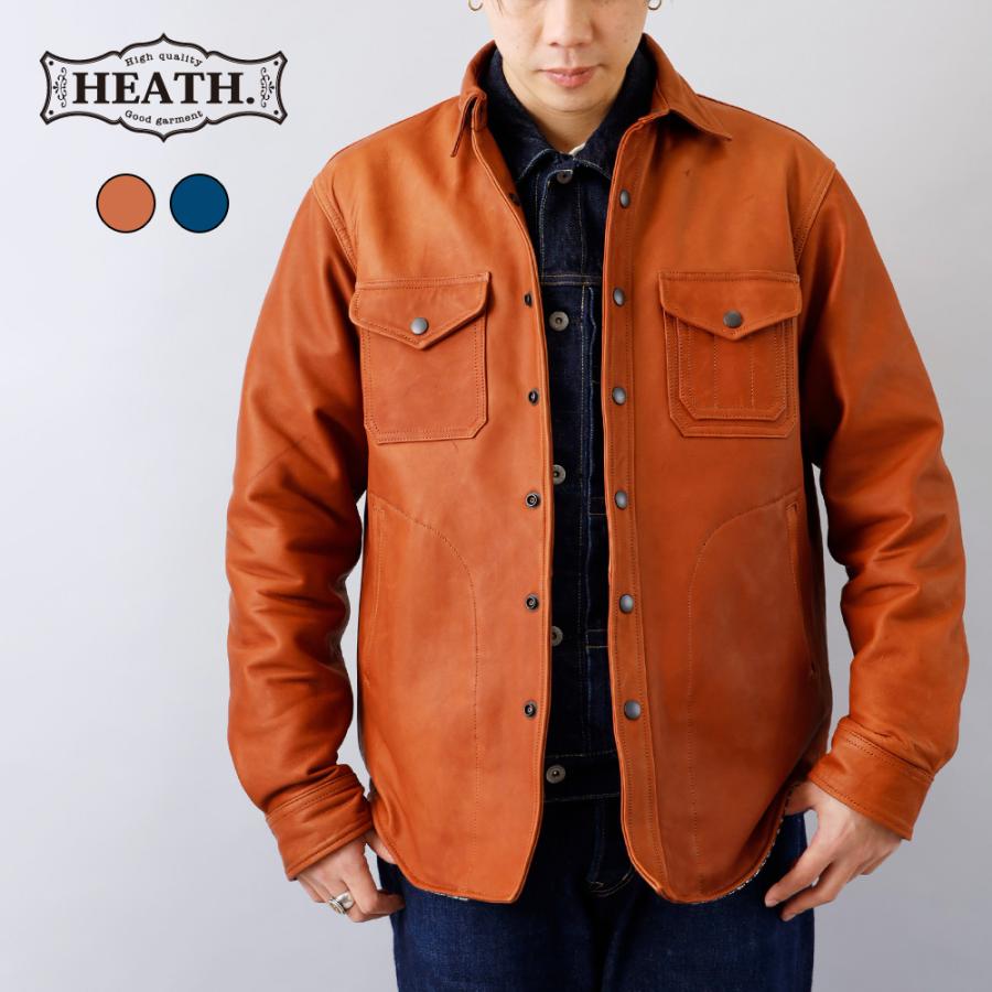 ホースレザーシャツ 馬革 日本製 メンズ アウター レザーシャツ