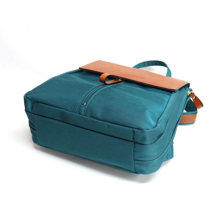 リュック バックパック 日本製 豊岡工房 牛革使い ナイロン マチが