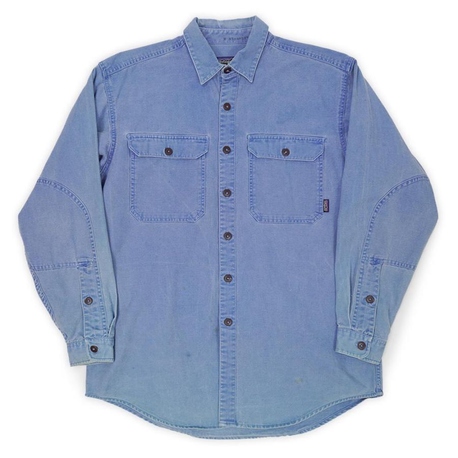 パタゴニア PATAGONIA 90s コットンダック ワークシャツ エルボー