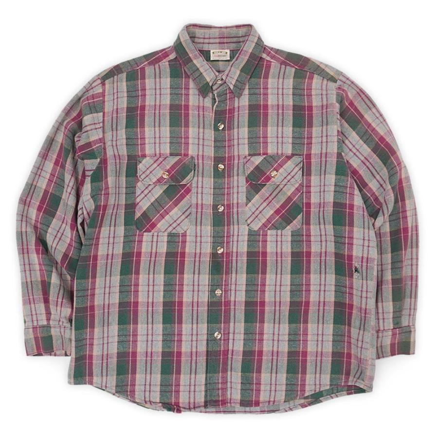 ファイブブラザー FIVE BROTHER 90s ヘビーネルシャツ 定番 旧タグ USA