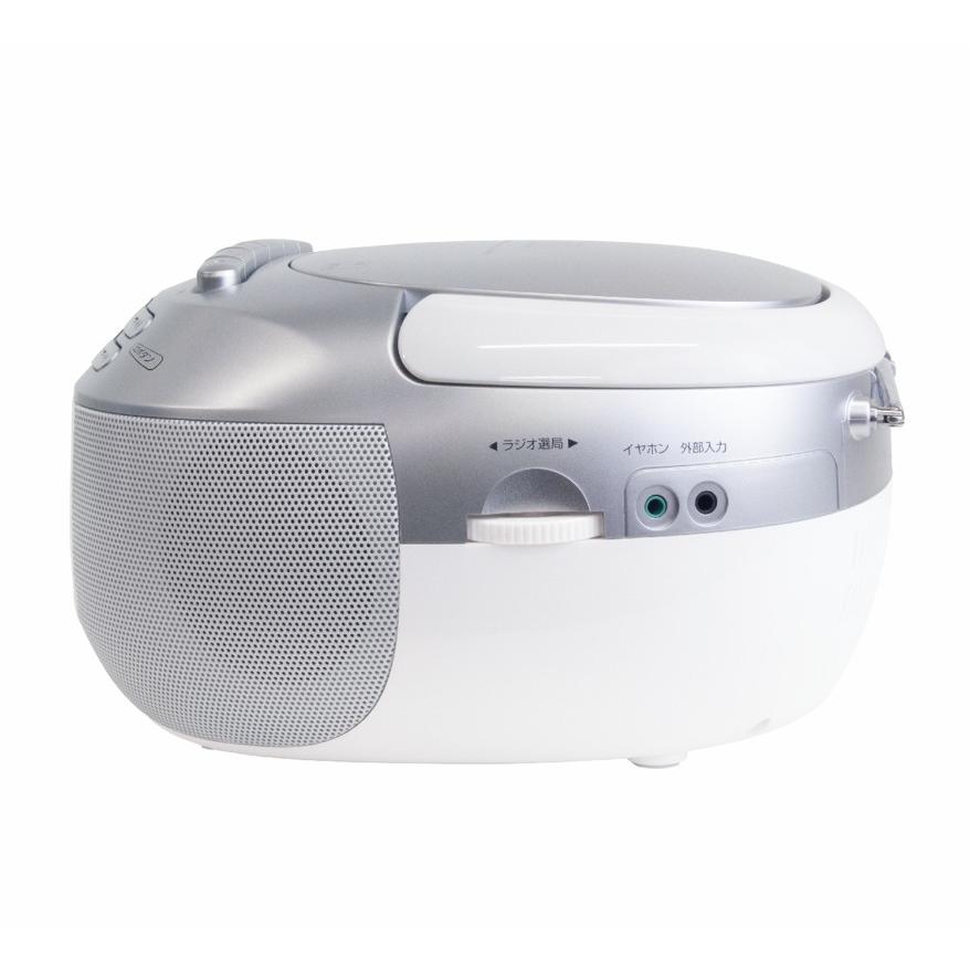 送料無料】アズマ CDラジカセ CDラジオカセットレコーダー AM/ワイドFM