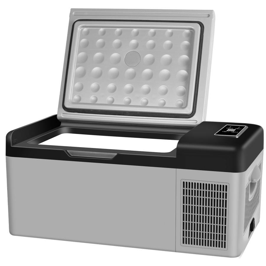 車載冷蔵冷凍庫 クーラーボックス 18L -20℃〜20℃ 急速冷凍 2WAY電源