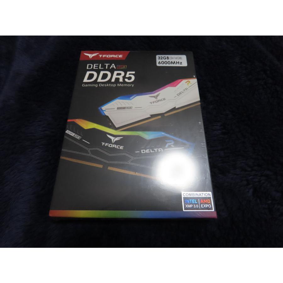 T-FORCE 【低レイテンシモデル】TEAM DDR5-6000MHz CL30 32GB(16GBx2