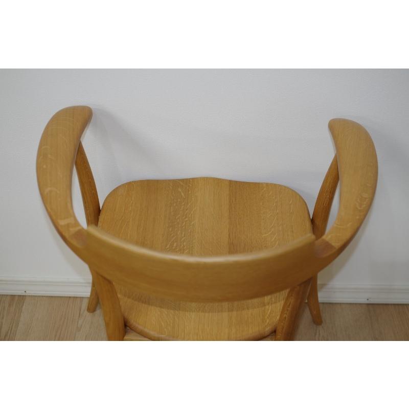 飛騨産業 HIDA CRESCENT アームチェア 板座 SG261A 10年保証付