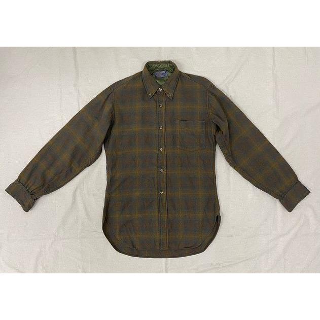 PENDLETON（ペンドルトン） 60's 米国製 ボタンダウン ウールシャツ 片