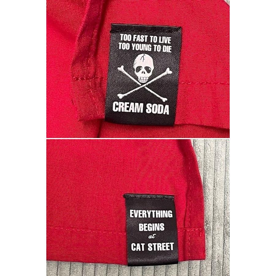 クリームソーダ（CREAM SODA） 長袖 シャツ オープンカラー 開襟