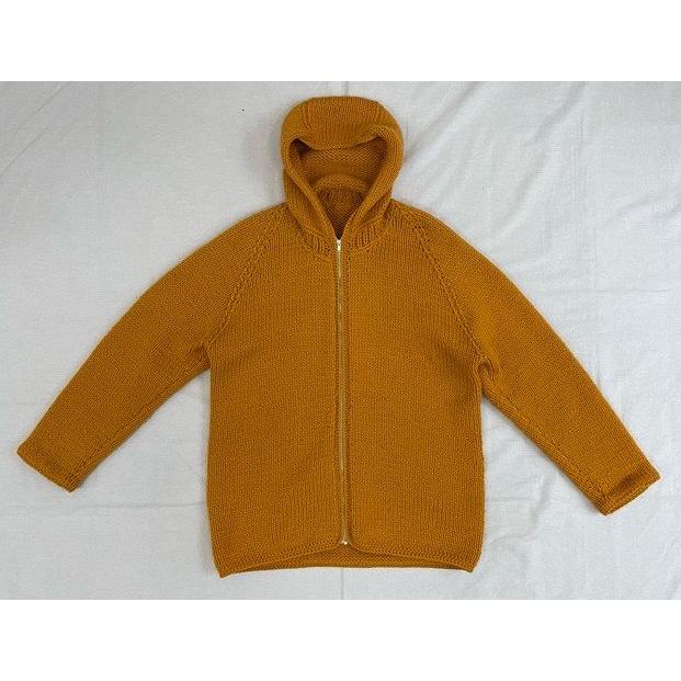 VINTAGE 70's ビンテージ ローゲージニット カウチンセーター フード