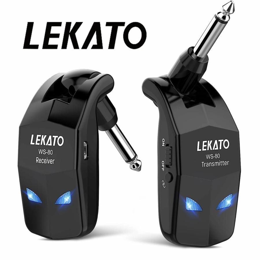 1年保証 LEKATO ギターワイヤレスシステム ワイヤレス システム エレキ
