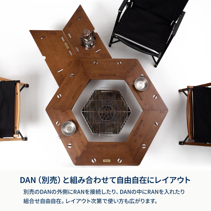 Hilander（ハイランダー） アウトドアテーブル ヘキサゴンテーブル RAN