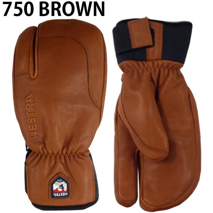 HESTRA（ヘストラ） スキーグローブ ミトン メンズ スリーフィンガー