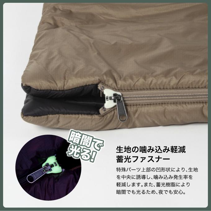 NANGA（ナンガ） × VISIONPEAKS 封筒型シュラフ IBUKI SQUAREBAG 800