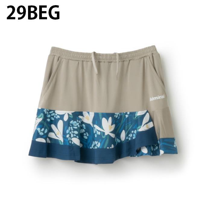 Admiral（アドミラル） テニスウェア スコート レディース アシメ