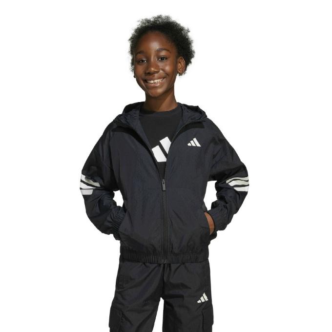 adidas（アディダス） ウインドブレーカー上下セット ジュニア スリー