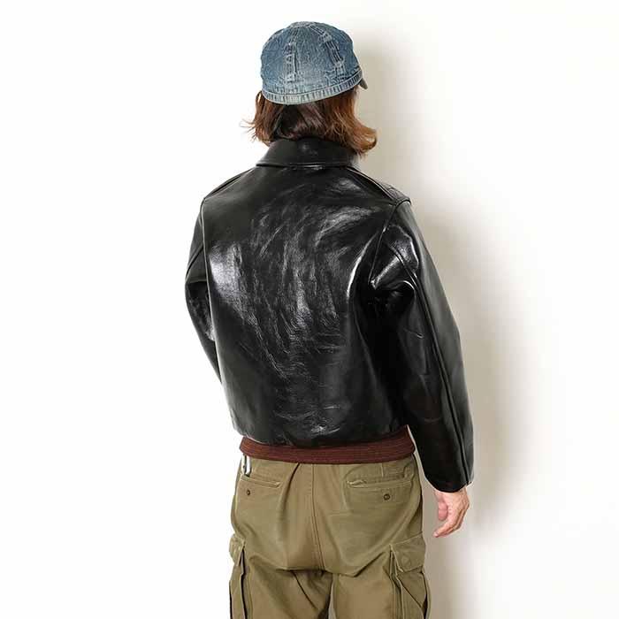 BUZZ RICKSON'S バズリクソンズ BR80683HY 別注 BLACK A-2 レザー