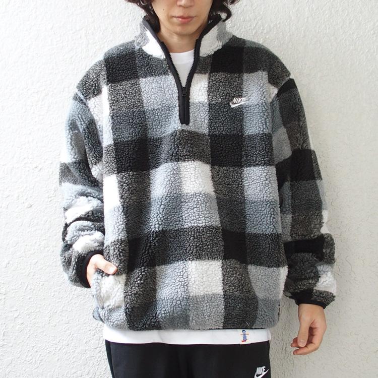 NIKE（ナイキ） ジャケット フリースジャケット ハーフジップ 総柄