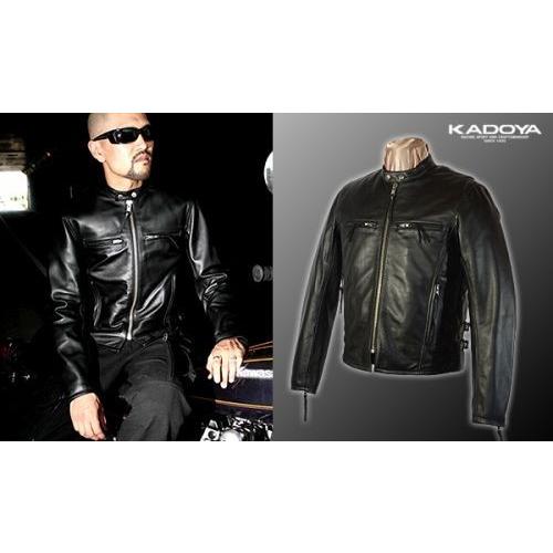 カドヤ（KADOYA） 【MVS-F サイズ：B体・3L・4L】レザージャケット