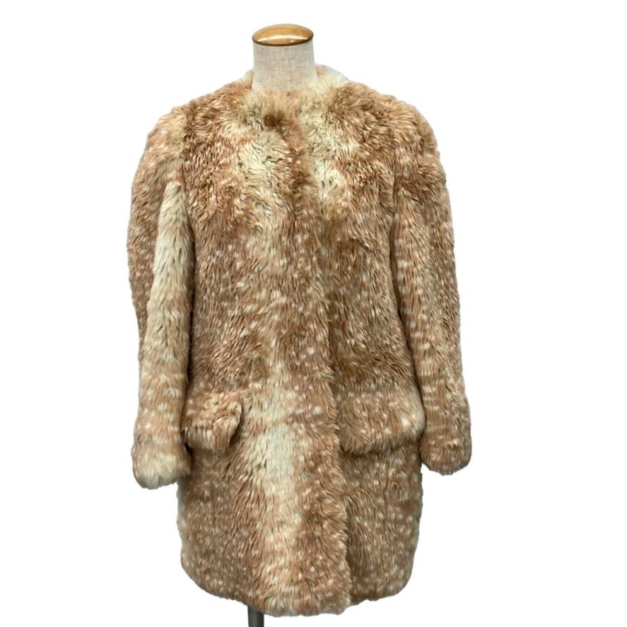 訳あり ミュウ フェイクファーコート レディース SIZE 36 (XS) Miu