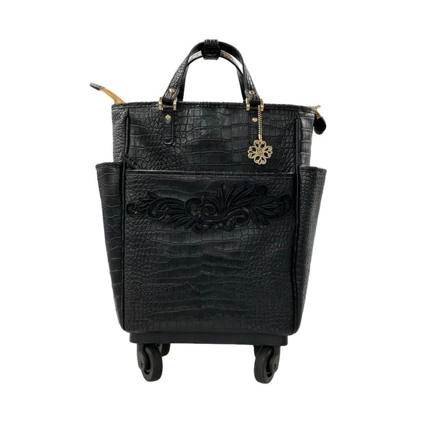 スワニー キャリーバッグ キャリーケース クロコダイル レディース