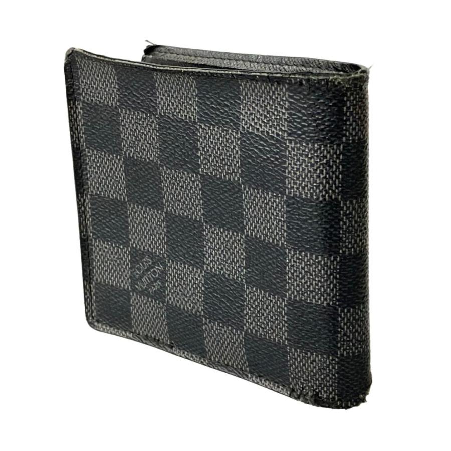 ルイ・ヴィトン 二つ折り財布 ポルトフォイユ・マルコ ダミエ・グラ