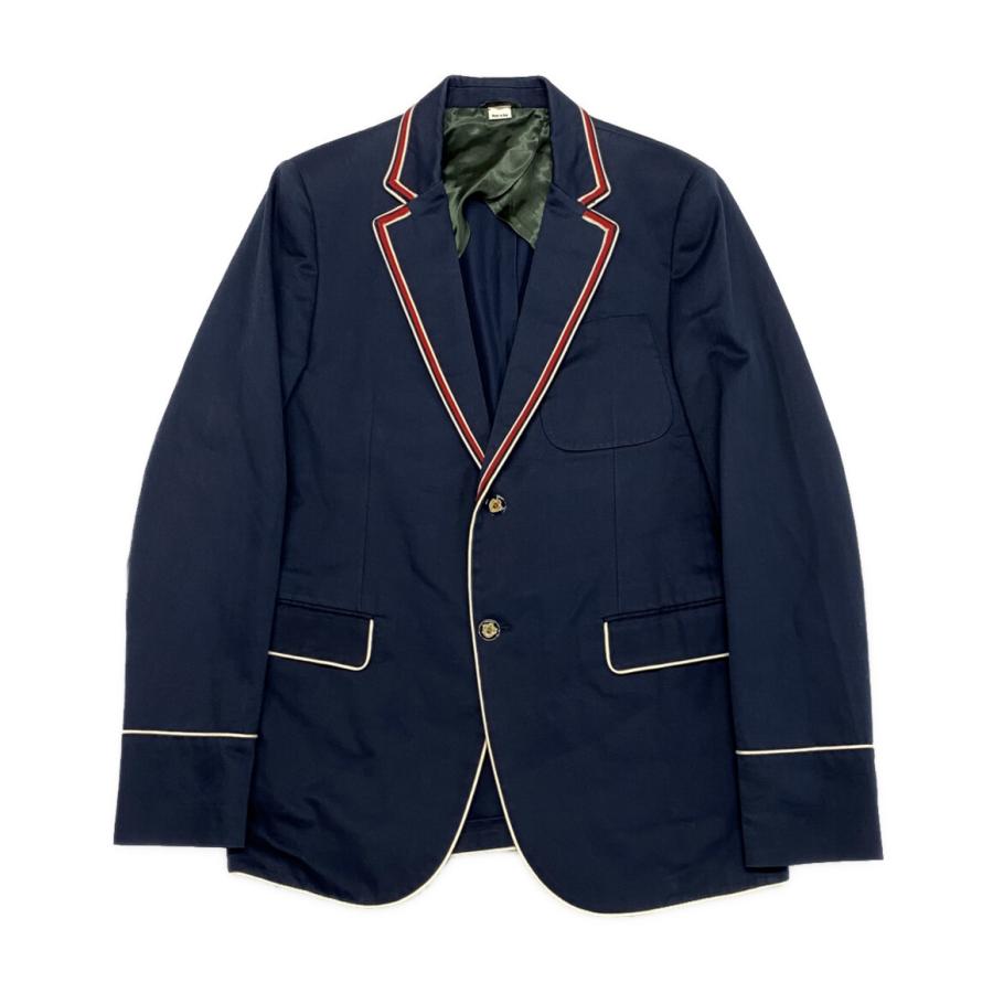 グッチ ジャケット 495177 Z3732 パイピングブレザー メンズ SIZE 48