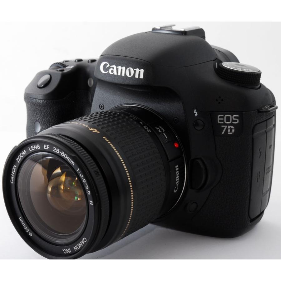 EOS 7D キヤノン デジタル一眼 CANON ダブルズーム 中古 メモリー