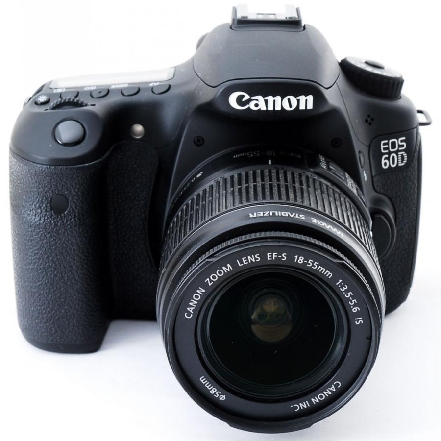 EOS キヤノン デジタル一眼 CANON 60D レンズキット 中古 新品SDカード