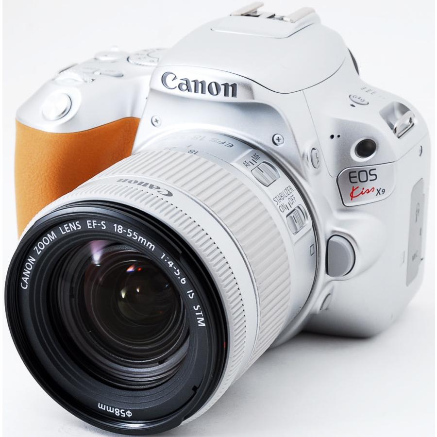 EOS Kiss キヤノン デジタル一眼 CANON X9 レンズキット シルバー 中古