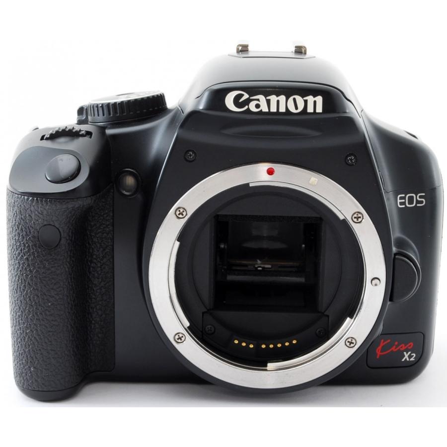 EOS Kiss X2 キヤノン デジタル一眼 CANON レンズキット 中古 新品SD