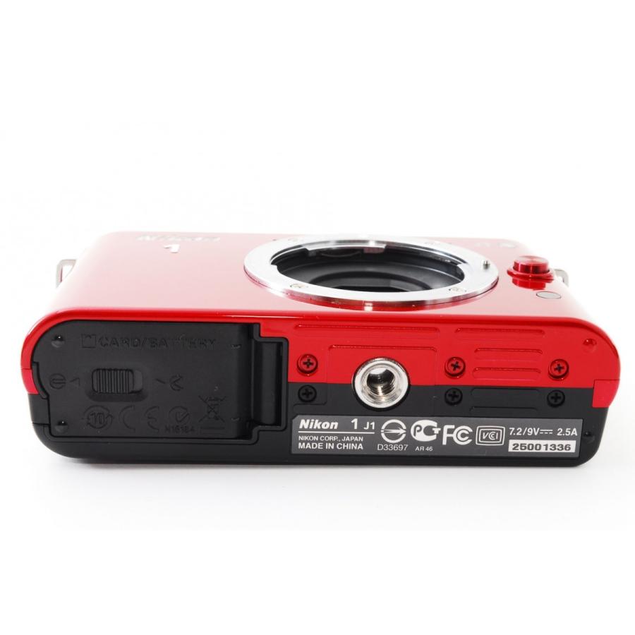 ニコンワン ニコン ミラーレス一眼 Nikon 1 J1 レンズキット レッド