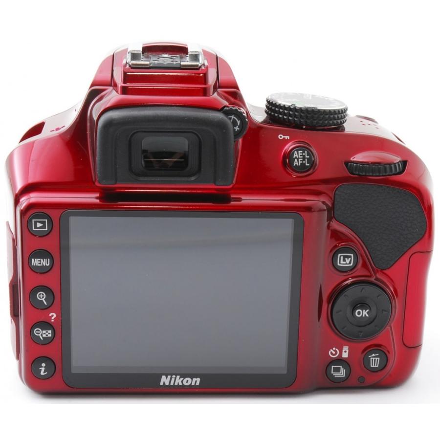 ニコン（Nikon） デジタル一眼 Nikon D3400 レンズキット レッド 中古