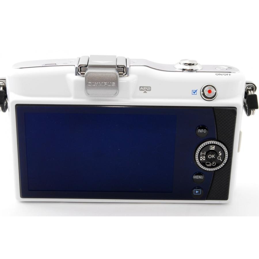 OLYMPUS PEN オリンパス ミラーレス mini E-PM1 ホワイト レンズキット