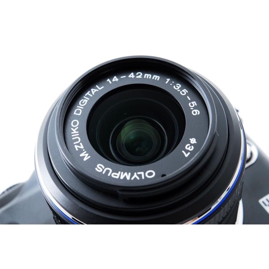 OLYMPUS PEN オリンパス ミラーレス Lite E-PL2 ブラック レンズキット