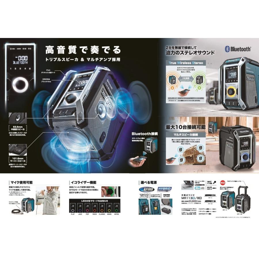 マキタ（makita） マキタ充電ラジオMR113 : インパクト・オンライン