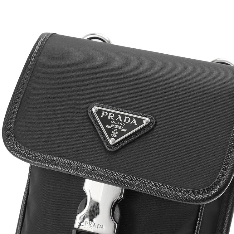 PRADA（プラダ） Re-Nylon x サフィアーノレザー スマートフォンケース