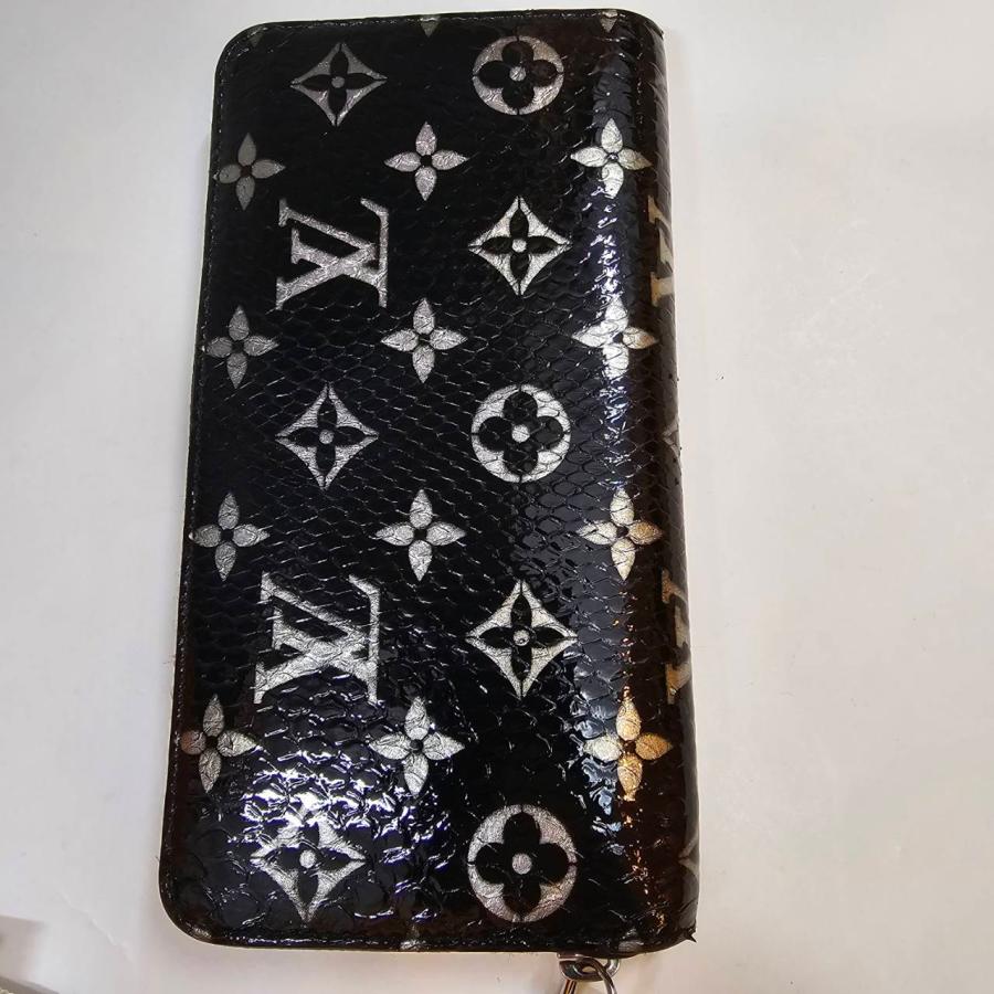 LOUIS VUITTON ルイヴィトン モノグラム パイソン ジッピーウォレット