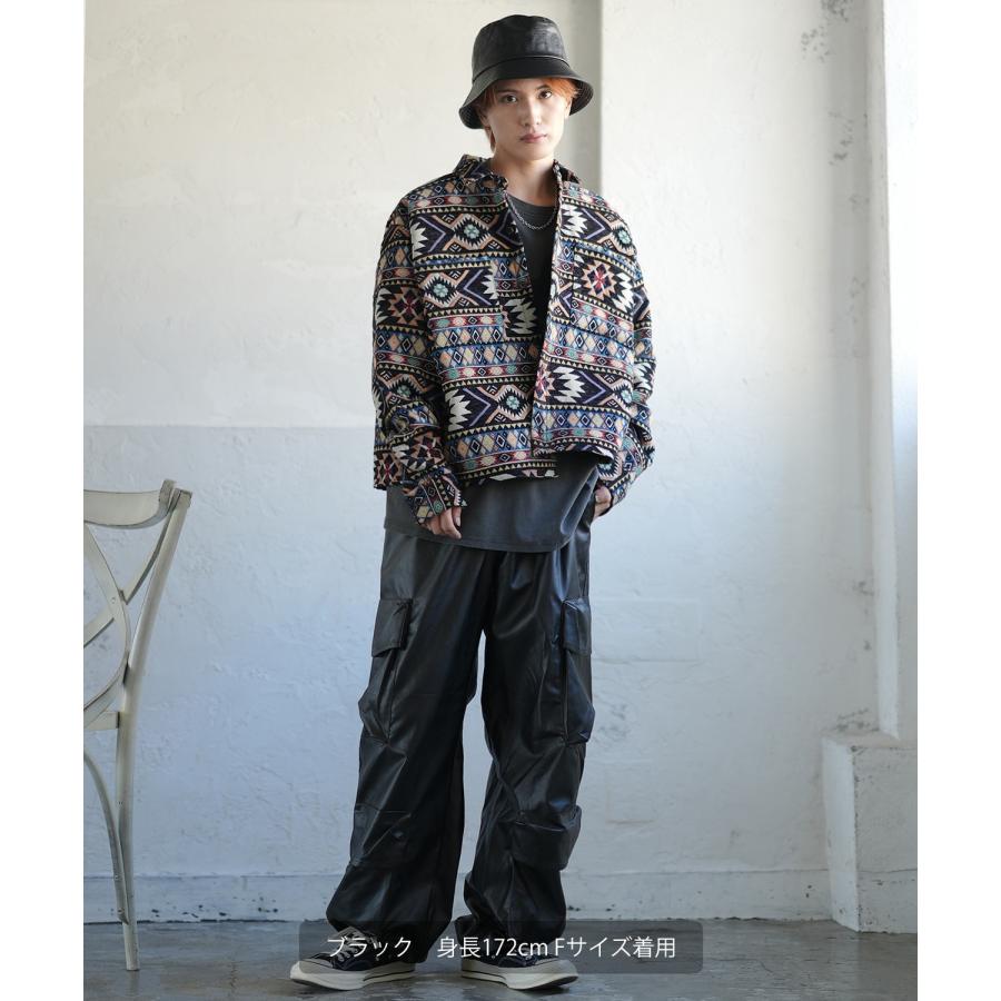 improves（インプローブス） シャツジャケット メンズ ネイティブ柄 総