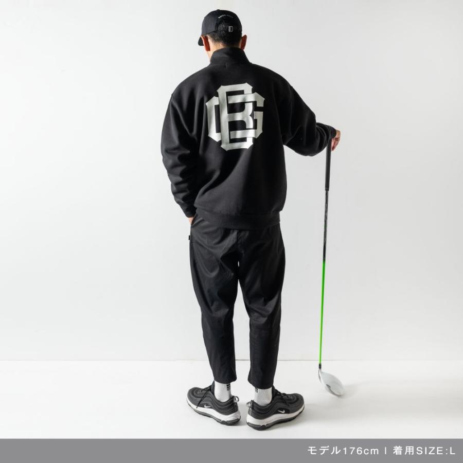 BANDEL（バンデル） スウェット ブラック グレー 黒 灰色 ハーフジップ