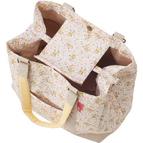 Pokemon（ポケモン） モンポケ マミールー 小花柄 トートバッグ