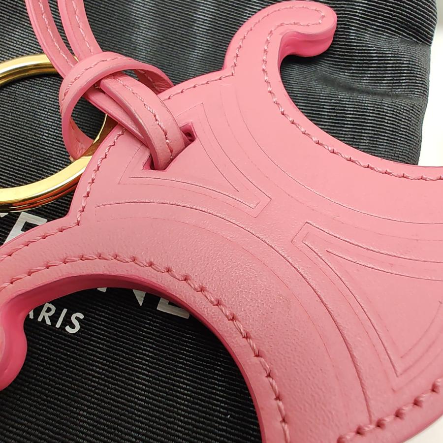 CELINE（セリーヌ） 中古品 トリオンフ キーリング チャーム スムース