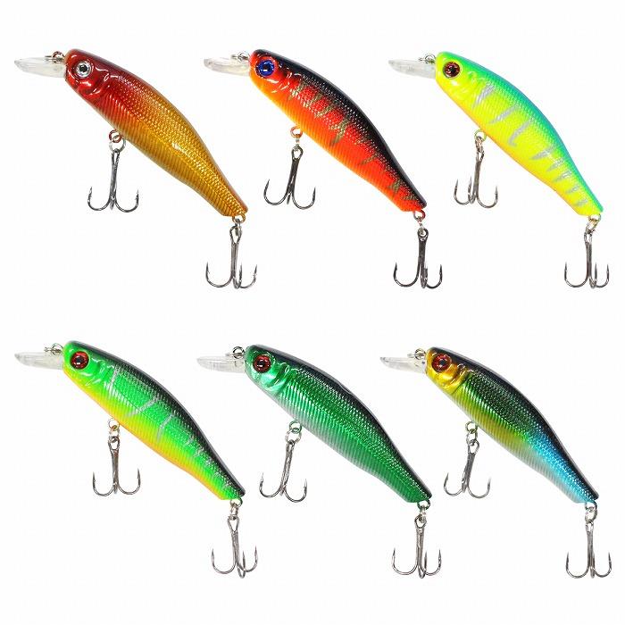 ルアー6個・セット売り ルアー達 NORIES ノリーズ TROUT ZX トラウトZX