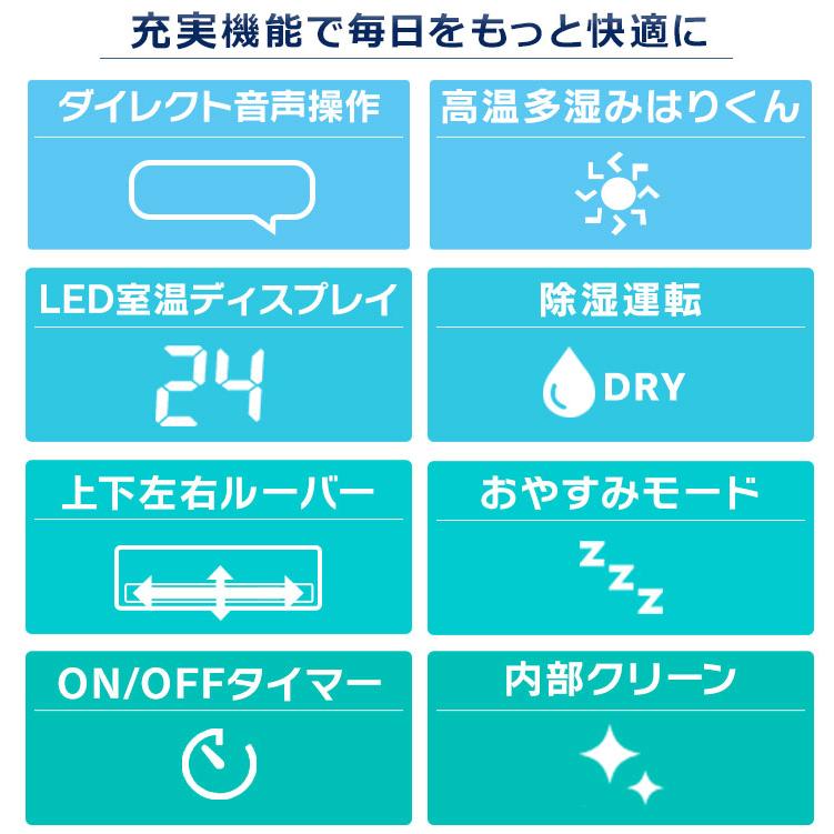 IRIS OHYAMA（アイリスオーヤマ） エアコン 10畳用 10畳 音声操作